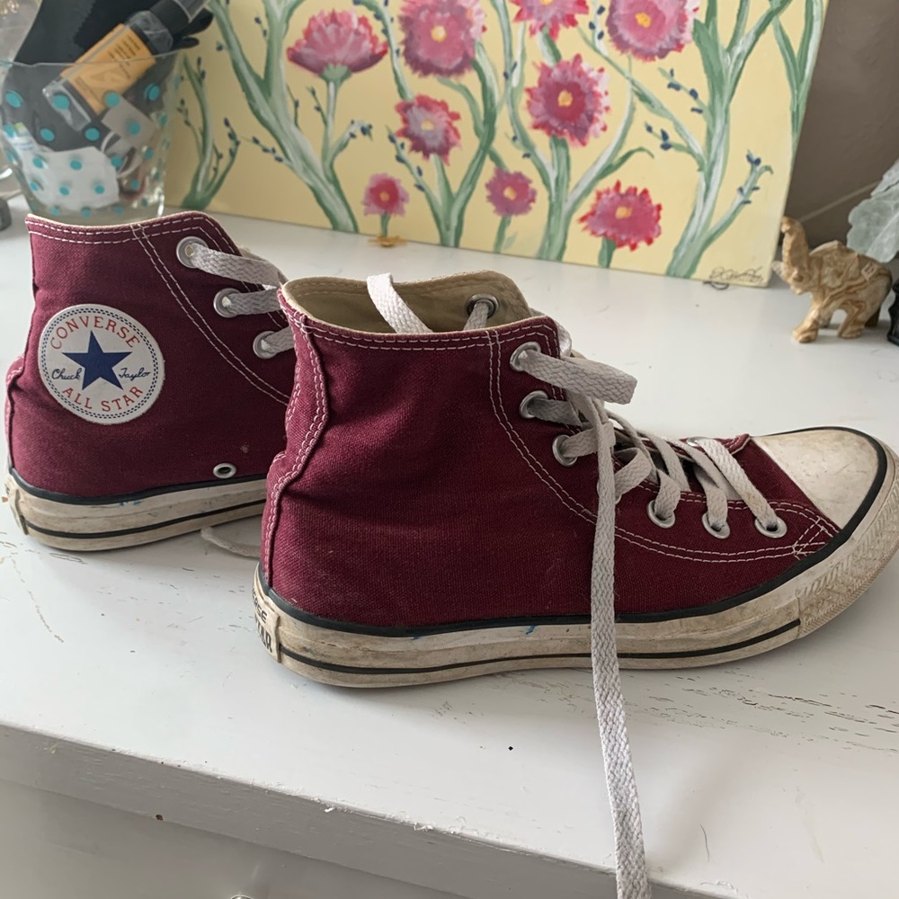 Maroon Chuck Taylors